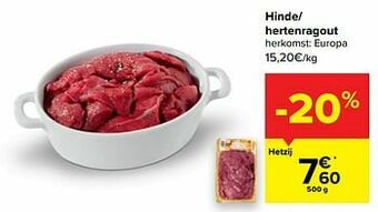 Hinde- hertenragout