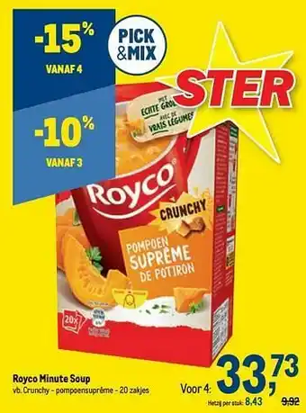 Royco minute soup crunchy - pompoensuprême