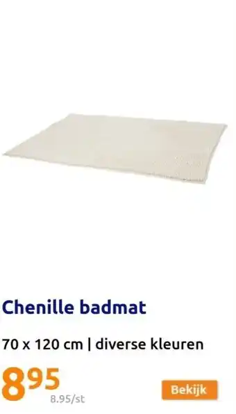 Action Chenille badmat aanbieding