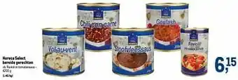 Horeca select bereide gerechten ravioli in tomatensaus