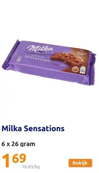 Action Milka Sensations aanbieding