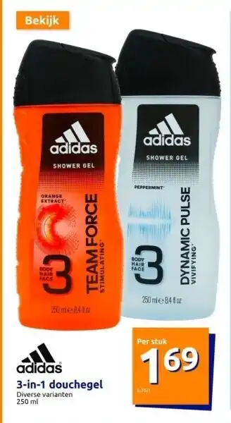 Action 3-in-1 douchegel aanbieding
