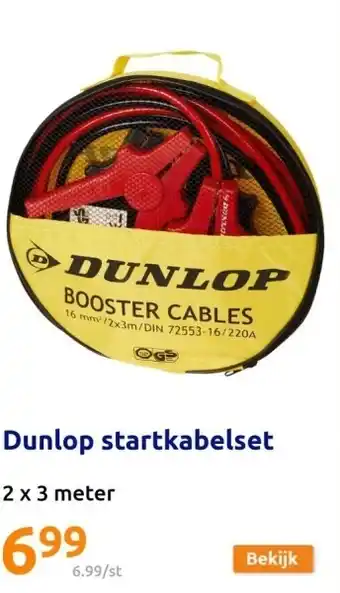 Action Dunlop startkabelset aanbieding