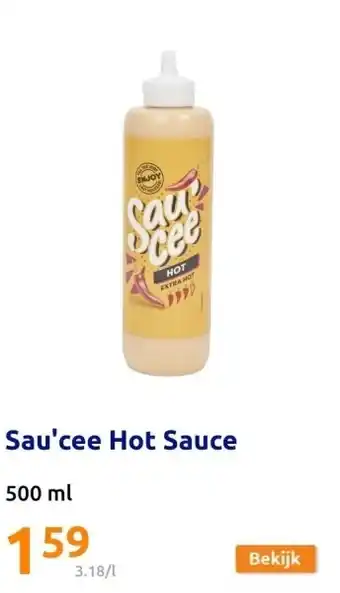 Action Sau'cee Hot Sauce aanbieding