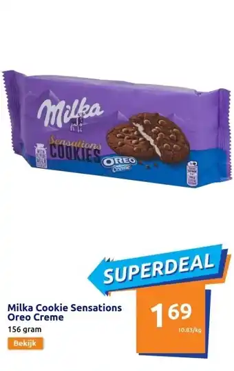 Action Milka Cookie Sensations Oreo Creme aanbieding