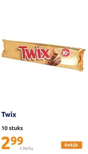 Action Twix aanbieding