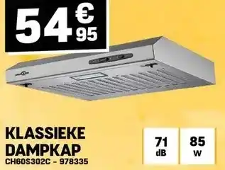 Electro Depot KLASSIEKE DAMPKAP aanbieding