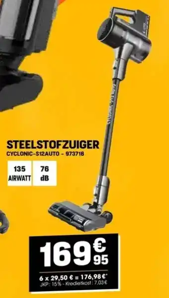 Electro Depot STEELSTOFZUIGER aanbieding