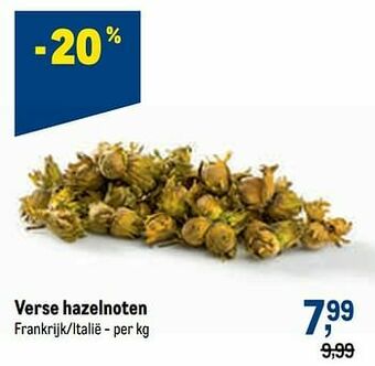 Verse hazelnoten