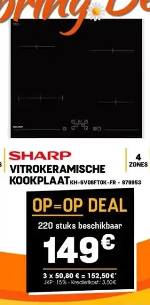 Electro Depot VITROKERAMISCHE KOOKPLAAT aanbieding