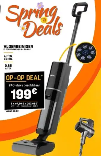 Electro Depot VLOERREINIGER aanbieding