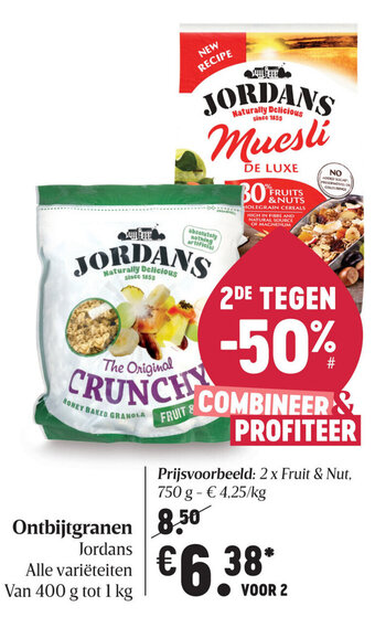 Delhaize Ontbijtgranen aanbieding
