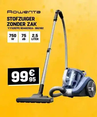 STOFZUIGER ZONDER ZAK