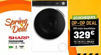 Electro Depot Sharp WASMACHINE aanbieding