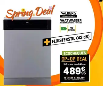 Electro Depot VAATWASSER aanbieding