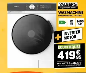 Electro Depot WASMACHINE aanbieding