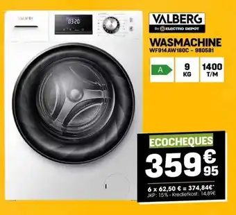 Electro Depot WASMACHINE aanbieding