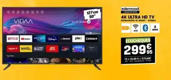 Electro Depot Edenwood 4K ULTRA HD TV aanbieding