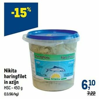 Makro Nikita haringfilet in azijn aanbieding
