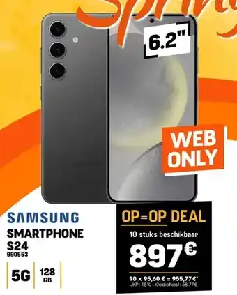 Electro Depot Samsung SMARTPHONE S24 aanbieding
