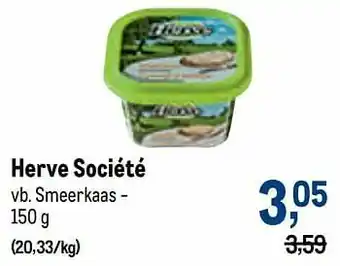 Herve société smeerkaas