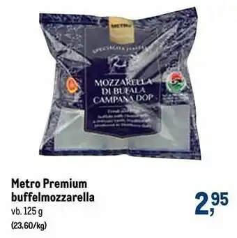 Makro Metro premium buffelmozzarella aanbieding