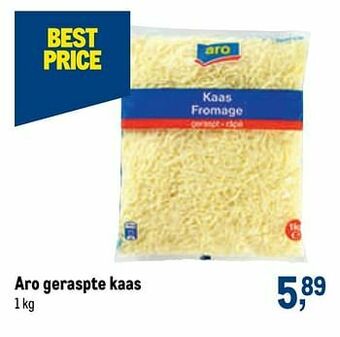 Makro Aro geraspte kaas aanbieding