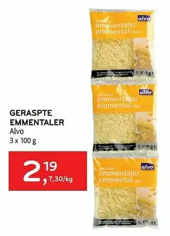 Alvo Geraspte emmentaler alvo aanbieding
