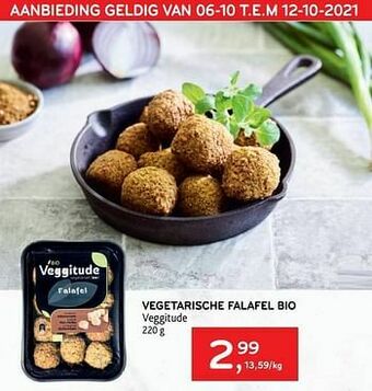 Alvo Vegetarische falafel bio veggitude aanbieding