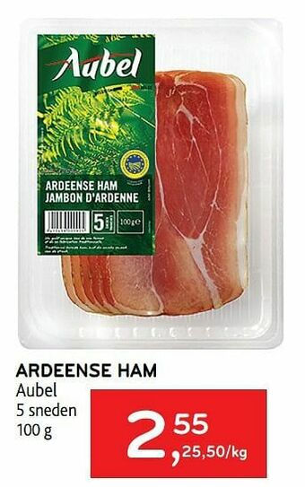 Alvo Ardeense ham aubel aanbieding