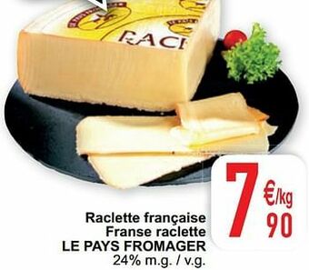 Cora Raclette française franse raclette le pays fromager aanbieding