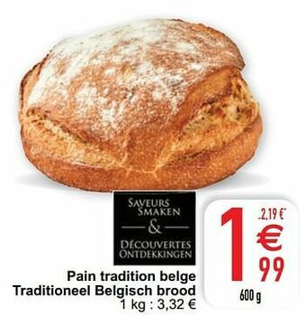 Pain tradition belge traditioneel belgisch brood