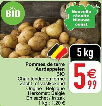 Cora Pommes de terre aardappelen bio aanbieding