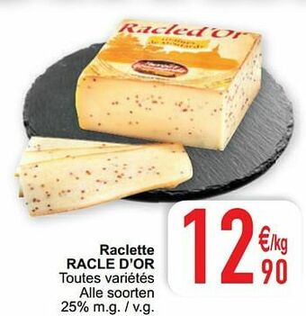 Cora Raclette racle d’or aanbieding