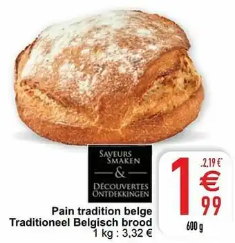 Pain tradition belge traditioneel belgisch brood