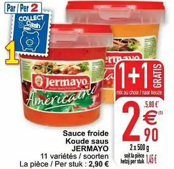 Cora Sauce froide koude saus jermayo aanbieding