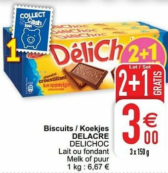 Cora Biscuits - koekjes delacre delichoc aanbieding