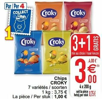 Cora Chips croky aanbieding