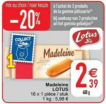 Madeleine lotus