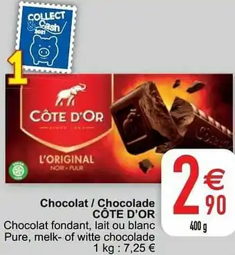 Cora Chocolat - chocolade côte d’or aanbieding