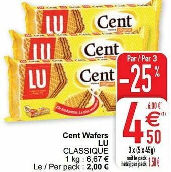 Cora Cent wafers lu classique aanbieding
