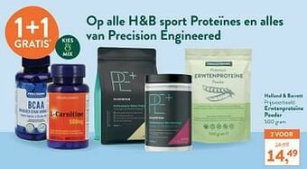 Holland & Barrett Erwtenproteïne poeder aanbieding