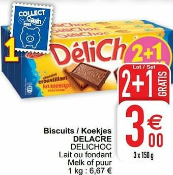 Cora Biscuits - koekjes delacre delichoc aanbieding