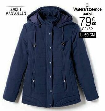 Damart Waterafstotende parka aanbieding