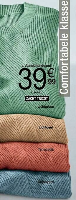 Damart Aansluitende pull aanbieding