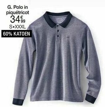 Damart Polo in piquétricot aanbieding