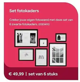 AVA Set fotokaders aanbieding