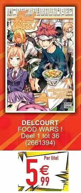 Delcourt food wars !