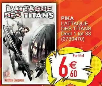 Cora Pika l`attaque des titans aanbieding