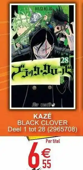 Cora Kazé black clover aanbieding